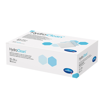 Гидроактивная абсорбирующая повязка HydroClean 7.5 х 7.5 см 1шт