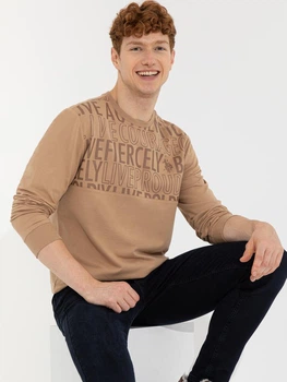 Свитшот мужской U.S. Polo Assn G081SZ082-000-1499642 XL Коричневый (8682733985254)