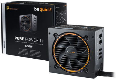 Блок живлення be quiet! System Pure Power 11 600W CM (BN298) 120mm, ATX, 20+4, 4+4, 4*6+2pcie, 6 SAT
