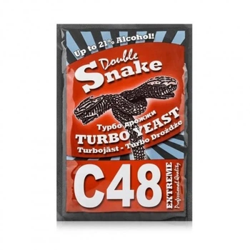 Турбо дріжджі спиртові Double Snake C48, 130г
