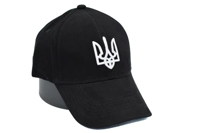 Бейсболка Atrics з гербом України 55-59 см чорна (А 0919-756)