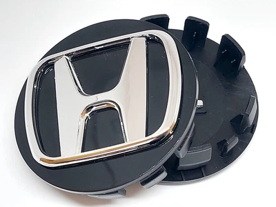 Колпачок заглушка Honda на литые диски 62/56/11 Чёрный глянец