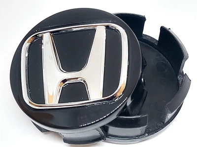 Колпачок Заглушка Honda на литые диски 57/55/17 44732-S5A-0000 Чёрный глянец