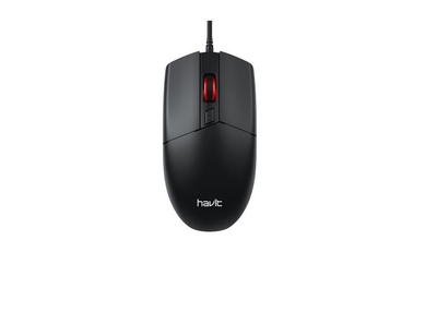 Мышь Havit HV-MS71 Black, Optical, USB, 800/1200 dpi (6939119048440)