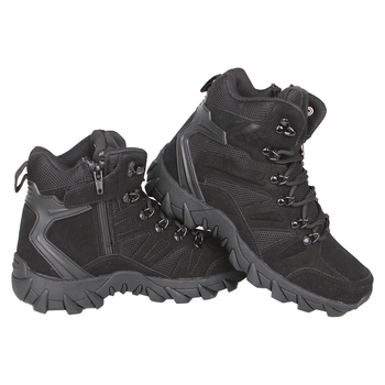 Черевики тактичні Lesko GZ702 Black р.44 армійське взуття для тренувань на шнурівці (SK-9865-42409)