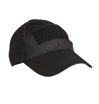 Бейсболка тактична Mil-Tec One size Чорна TACTICAL BASEBALL CAP SCHWARZ (12319002)