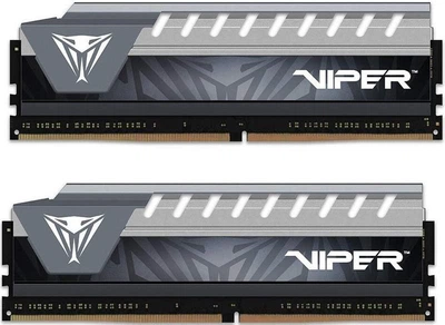 Оперативна пам'ять Patriot 32GB (2x16GB) DDR4 2666MHz Viper Elite Black/Gray (PVE432G266C6KGY) Б/В