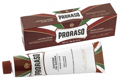 Живильний крем для гоління з екстрактом сандалового дерева Proraso Shaving soap in a tube Coarse Beards 150ml