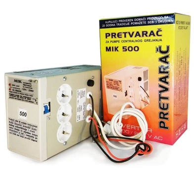Источники бесперебойного питания, инвертер преобразователь с правильной синусоидой MIK-500Va (300W) 12V