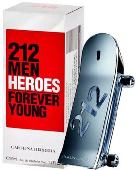Тестер туалетная вода для мужчин Carolina Herrera 212 Men Heroes 50 мл (8411061974759)
