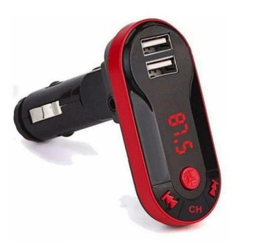 FM Модулятор KCB-617/618 Bluetooth black/red