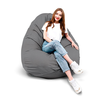 Крісло мішок Груша SanchoBAG, розмір King Size (Дуже великий) Оксфорд Сірий