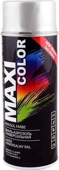 Краска аэрозоль Maxi Color эмаль 400мл Аллюминиево-белая 9006