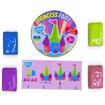 Набор для лепки с воздушным пластилином Princess Fairy ТМ Lovin 70138 Castle