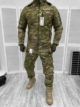 Тактическая теплая зимняя военная форма комплект костюм Combat ( Куртка + Штаны ), Камуфляж: Мультикам, Размер: XXXL