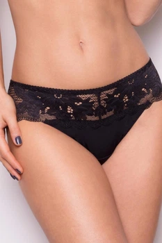 Труси сліп квіткове мереживо Orhideja 210-635 Nero 48(XL) Чорний
