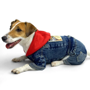Комбинезон для собак джинсовый Dog Baby Ranch S Blue