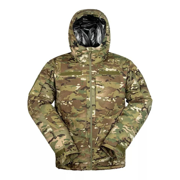 Военная зимняя куртка Рип-стоп с капюшоном (Мультикам) L