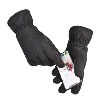 Зимові тактичні військові рукавиці Delta-Tec в кольорі чорний розмір XL