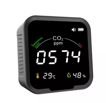 Термогигрометр с датчиком измерения CO2 Температура + Влажность PROTMEX PTH-9C