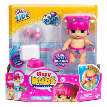 Интерактивная кукла Хлоя с горшком Moose Bizzy Bubs 28754