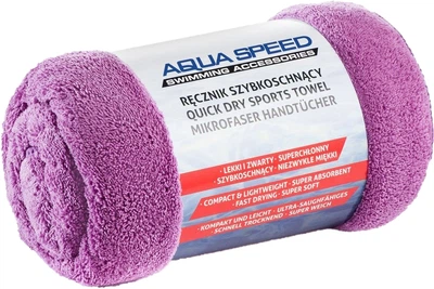 Полотенце Aqua Speed dry coral 7041 (157-09) Уни 70х140 см Фиолетовое (5908217670410)