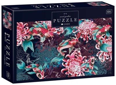 Пазли тришарові Secret Garden 4, розмір 48х67 см ., 1000 шт.ІNTERDRUK