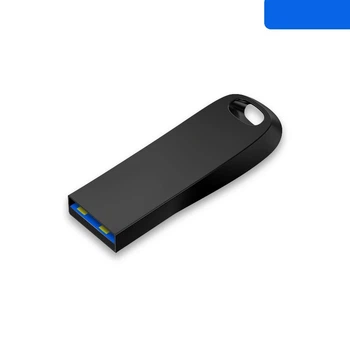 USB флешка металл Flash Drive 128 гб 2.0 ABC Черная
