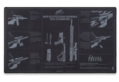 Килим для чищення зброї Чорний Helikon-Tex Mata do czyszczenia karabinu Czarna (ac-rcm-nn-01)