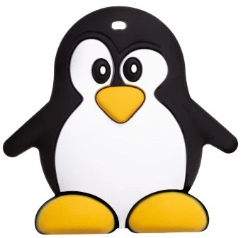 Силиконовый прорезыватель Akuku Пингвин (A0466) (5907644004669)