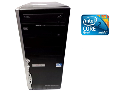 ПК Prime PC Tower / Intel Core 2 Quad Q9400 (4 ядра по 2.66 GHz) / 4 GB DDR3 / 500 GB HDD / Intel HD GMA X4500 / DVD-RW / 400W б/у