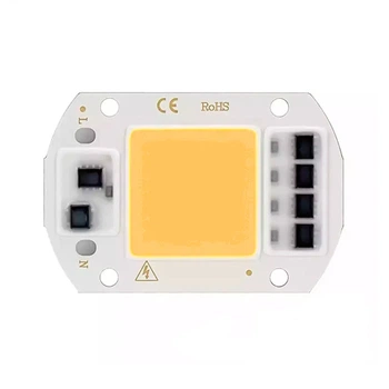 Світлодіодна матриця із драйвером COB LED 50Вт 4500лм 220В, тепл. біла Без бренду