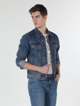 Джинсова куртка чоловіча Colin's CL1058532DN09808 S Fain Wash (8683197200396)