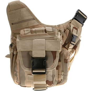 Сумка тактична Molle TacticBag B03, пісочна Без бренду