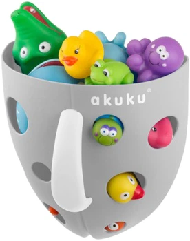 Органайзер для игрушек в ванную Akuku Серый (A0346) (5907644003464)