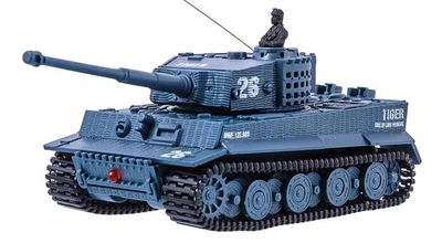 Танк микро Great Wall Toys на радиоуправлении 1к72 Tiger со звуком, серый - 139915