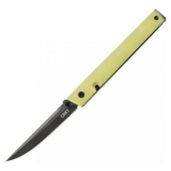 Нож складной карманный с фиксацией Liner Lock CRKT 7096YGK CEO шпеньок, bamboo 194 мм
