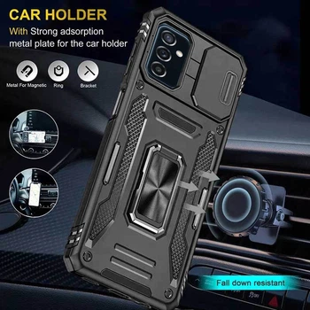Удароміцний чохол Camshield Army Ring Samsung Galaxy A24 4G Чорний / Black Без бренду