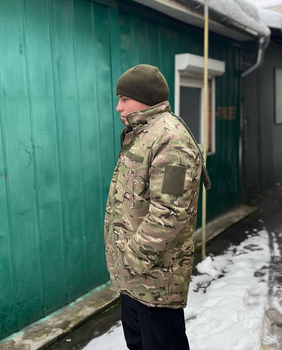 Куртка бушлат тактическая зимняя водонепроницаемая Мультикам Теплая зимняя куртка для военных 60