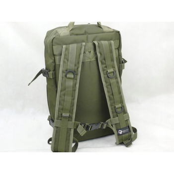 Рюкзак медицинский, военный EagleMed PM-1 Зеленый 30 л с системой Molle + нагрудный ремень