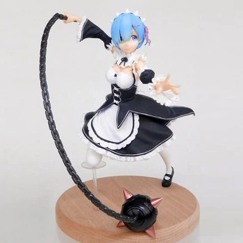 Коллекционная аниме-фигурка System Service Re:Zero - Rem, Ball and Chain, 19 см