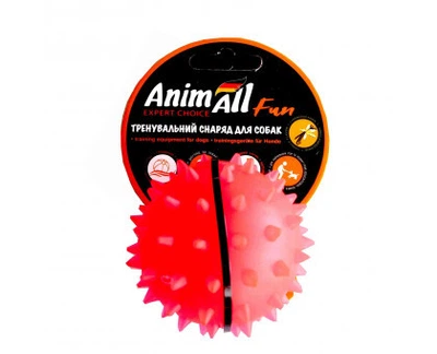 Игрушка AnimAll Fun мяч-каштан, коралловый, 7 см