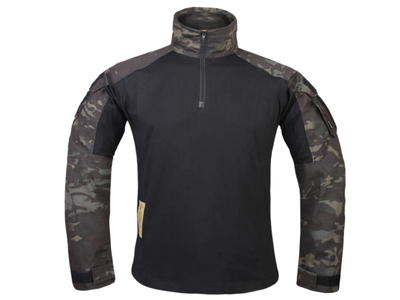 Тактическая боевая рубашка (Убакс) Gen3 Emerson Черный мультикамуфляж XL