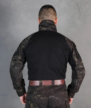 Тактическая боевая рубашка (Убакс) Gen3 Emerson Черный мультикамуфляж M