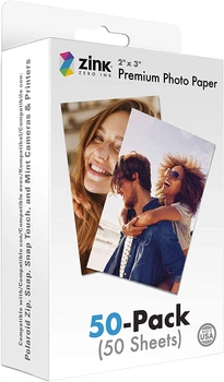 Фотопапір / Фотоплівка Premium Photo ZINK Paper для фотоапаратів Polaroid 2x3 дюйми 50 аркушів