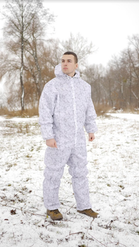 Тактичний зимовий маскувальний водонепронекний костюм мультикам , Маскхалат "Multicam Alpine" білий камуфляж для ЗСУ