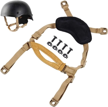 Подвесная система на тактический шлем каску ACH MICH / FAST, Tan (15041)