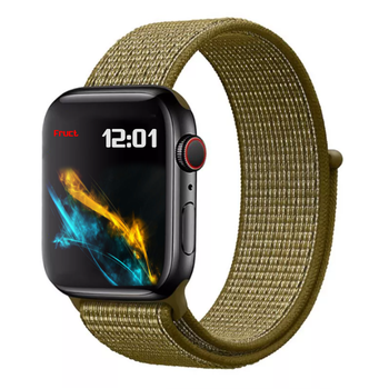 Нейлоновий ремінець Fruct Sport Loop Band для Apple Watch 38/40/41/42 mm Olive