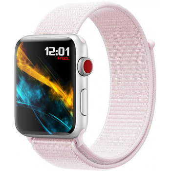 Нейлоновий ремінець Fruct Sport Loop Band для Apple Watch 38/40/41/42 mm Pearl Pink
