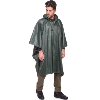 Дощовик плащ-намет Zelart Heroe 0548-1 розмір M-XL (44-50) оливковий